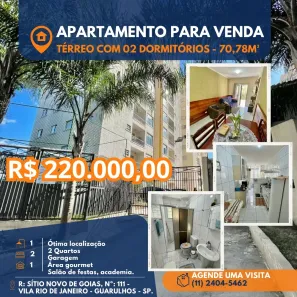 Apartamento com 2 Quartos à venda, 70m² no Vila Imaculada, Guarulhos