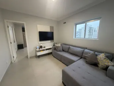 Apartamento com 1 Quarto para alugar, 53m² no Gonzaga, Santos