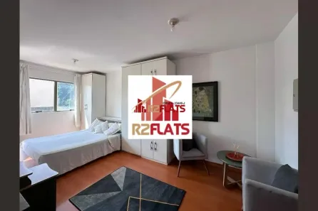 Flat com 1 Quarto para alugar, 27m² no Campo Belo, São Paulo