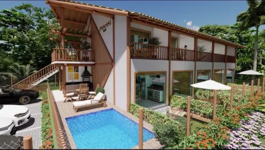 Flat com 1 Quarto à venda, 49m² no Barra Grande, Maraú