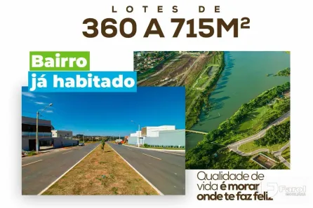 Lote/Terreno à venda, 360m² no Residencial Portal do Lago, Morrinhos