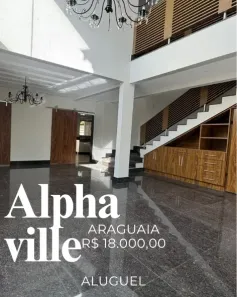 Sobrado com 4 Quartos para alugar, 350m² no Loteamento Alphaville Residencial, Goiânia