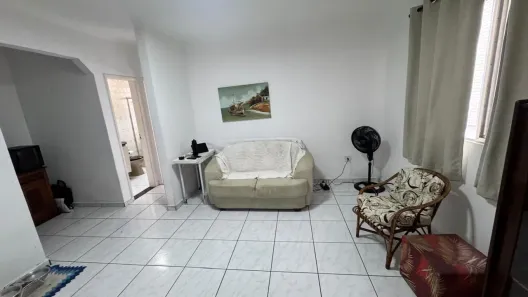 Apartamento com 1 Quarto para alugar, 52m² no Guilhermina, Praia Grande