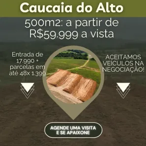 Lote/Terreno à venda, 500m² no Altos de Caucaia (Caucaia do Alto), Cotia