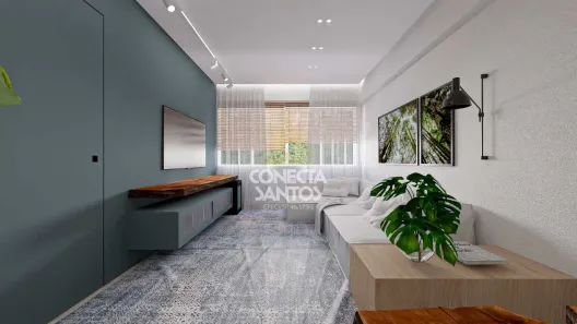 Apartamento com 2 Quartos à venda, 90m² no Boqueirão, Santos