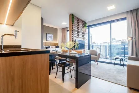 Flat com 1 Quarto para alugar, 50m² no Vila Olímpia, São Paulo