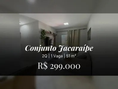 Apartamento com 2 Quartos à venda, 51m² no Conjunto Jacaraípe, Serra
