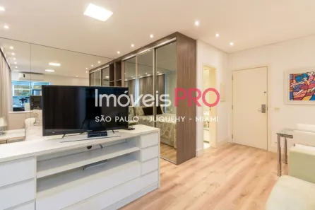 Apartamento com 1 Quarto para venda ou aluguel, 48m² no Vila Nova Conceição, São Paulo