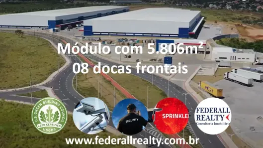 Galpão/Depósito/Armazém para alugar, 5806m² no Parque Embaixador, Resende