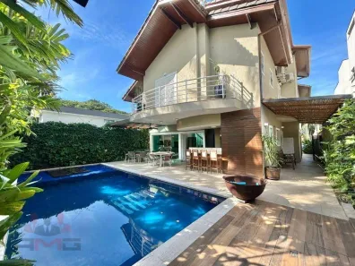 Casa de Condomínio com 6 Quartos para venda ou aluguel, 420m² no Vista Linda, Bertioga