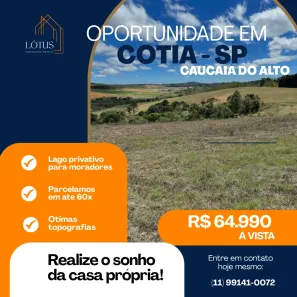 Lote/Terreno à venda, 600m² no Jardim da Luz, Embu das Artes