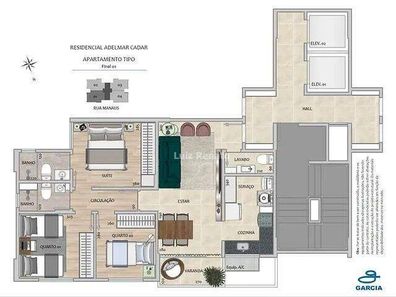 Apartamento com 2 Quartos à venda, 73m² no Santa Efigênia, Belo Horizonte