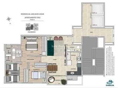 Apartamento com 2 Quartos à venda, 73m² no Santa Efigênia, Belo Horizonte