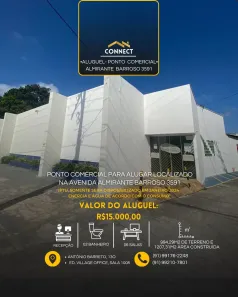 Ponto Comercial para alugar, 640m² no Souza, Belém