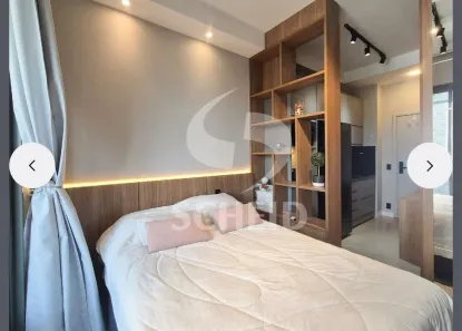Flat com 1 Quarto para alugar, 27m² no Moema, São Paulo
