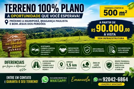 Lote/Terreno à venda, 500m² no Centro, Atibaia