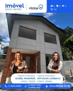 Casa de Condomínio com 2 Quartos à venda, 82m² no Granja Spinelli, Nova Friburgo