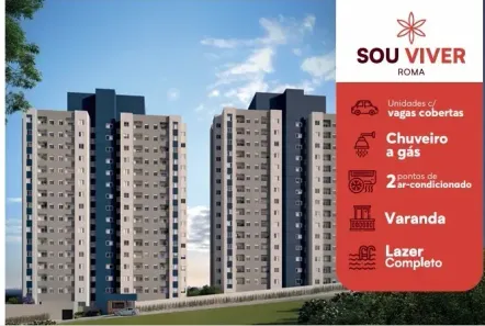 Apartamento com 2 Quartos à venda, 42m² no Jardim Paraíso do Sol, São José dos Campos