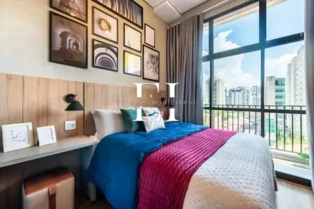 Apartamento com 1 Quarto à venda, 20m² no Santo Amaro, São Paulo
