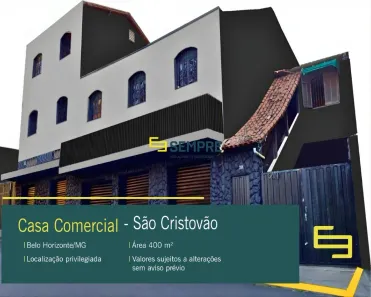 Imóvel Comercial à venda, 400m² no São Cristóvão, Belo Horizonte