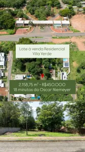 Lote/Terreno à venda, 2158m² no Residencial Villa Verde, Senador Canedo