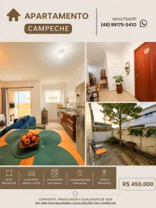 Apartamento com 2 Quartos à venda, 56m² no Campeche, Florianópolis