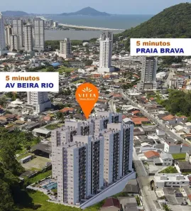 Apartamento com 2 Quartos à venda, 74m² no Fazenda, Itajaí