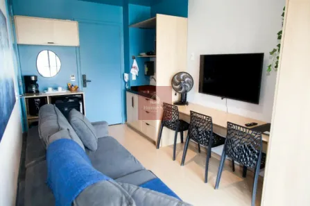 Apartamento com 1 Quarto à venda, 34m² no Santo Amaro, São Paulo