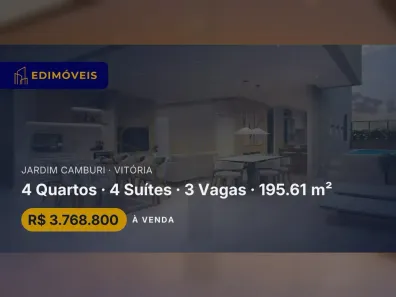 Apartamento com 4 Quartos à venda, 195m² no Jardim Camburi, Vitória