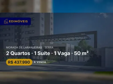 Apartamento com 2 Quartos à venda, 50m² no Morada de Laranjeiras, Serra