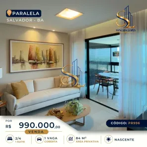 Apartamento com 2 Quartos à venda, 84m² no Paralela, Salvador