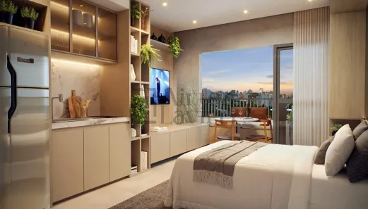 Apartamento com 1 Quarto à venda, 23m² no Tatuapé, São Paulo