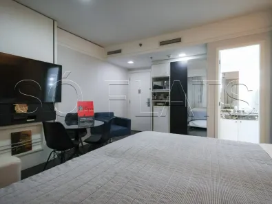 Flat com 1 Quarto para alugar, 30m² no Moema, São Paulo