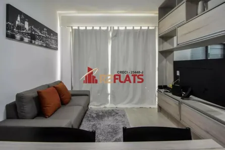 Flat com 1 Quarto para alugar, 33m² no Santo Amaro, São Paulo
