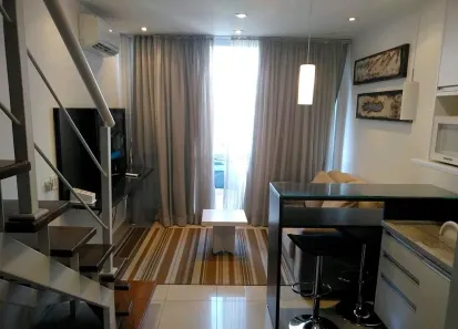 Flat com 1 Quarto para alugar, 45m² no Cidade Monções, São Paulo