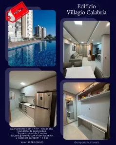 Apartamento com 3 Quartos à venda, 77m² no Goiabeira, Cuiabá