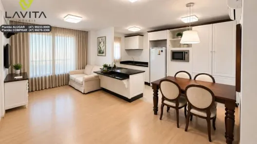 Apartamento com 1 Quarto para alugar, 68m² no Centro, Blumenau
