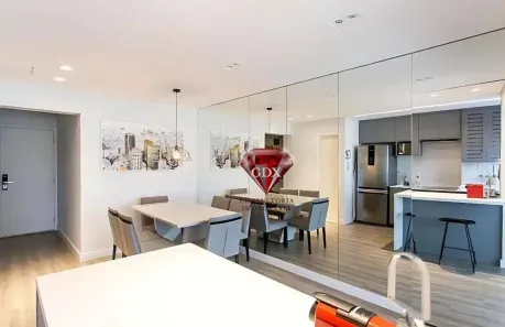 Apartamento com 1 Quarto para alugar, 56m² no Vila Nova Conceição, São Paulo