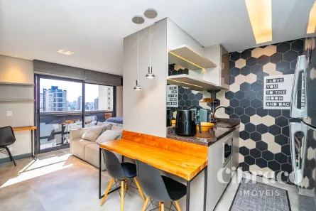 Apartamento com 1 Quarto para alugar, 37m² no Rebouças, Curitiba