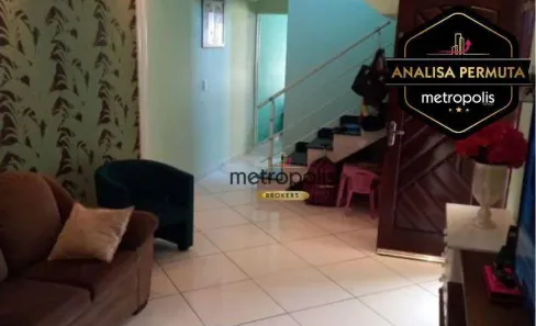 Sobrado com 3 Quartos à venda, 161m² no Jardim Ana Maria, Santo André