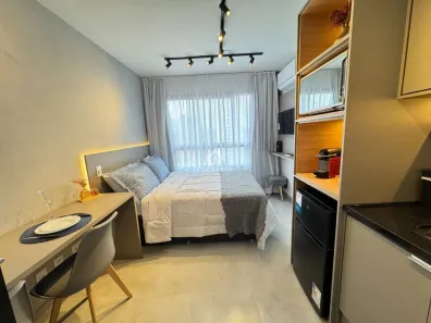 Flat com 1 Quarto para alugar, 21m² no Campo Belo, São Paulo
