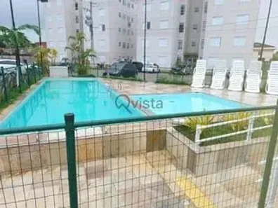 Apartamento com 2 Quartos para alugar, 45m² no Mar e Céu, Guarujá