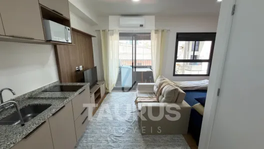 Apartamento com 1 Quarto para venda ou aluguel, 25m² no Indianópolis, São Paulo