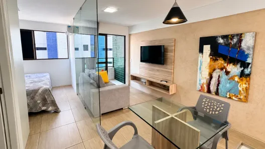 Apartamento com 1 Quarto para alugar, 32m² no Boa Viagem, Recife