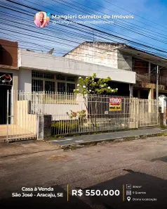 Casa com 5 Quartos à venda, 304m² no São José, Aracaju