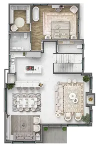 Casa de Condomínio com 6 Quartos à venda, 397m² no Aspen Mountain, Gramado