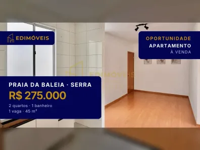 Apartamento com 2 Quartos à venda, 45m² no Praia da Baleia, Serra