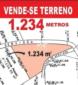Lote/Terreno à venda, 1234m² no Cachoeirinha, Bom Jesus dos Perdões