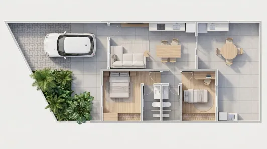 Casa com 2 Quartos à venda, 74m² no Jardim Centro Cívico, Sarandi