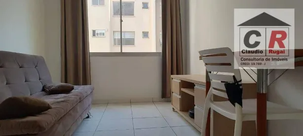 Apartamento com 1 Quarto para alugar, 43m² no Brooklin Paulista, São Paulo